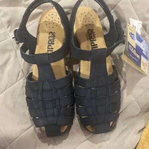 Black Strappy Sandals